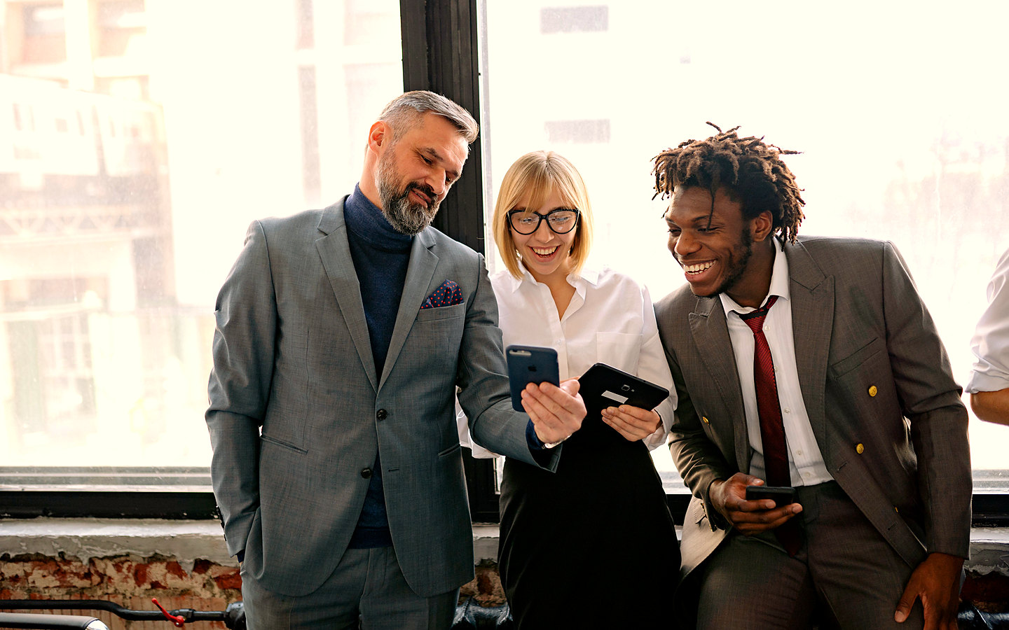 Executive search consultants in conversation